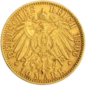 Germany, Kingdom of Prussia, Wilhelm II, 10 Mark Berlin 1906 A