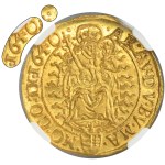 Hungary, Ferdinand III, Ducat Kremnitz 1640 KB - NGC MS67 - RARE