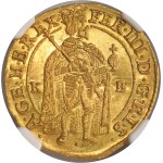 Hungary, Ferdinand III, Ducat Kremnitz 1640 KB - NGC MS67 - RARE