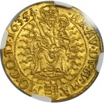 Hungary, Ferdinand II, Ducat Kremnitz 1635 KB - NGC MS62 - VERY RARE