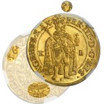 Hungary, Ferdinand III, Ducat Kremnitz 1642 KB - NGC MS67 - RARE