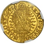Hungary, Ferdinand III, Ducat Kremnitz 1641 KB - NGC MS67 - RARE