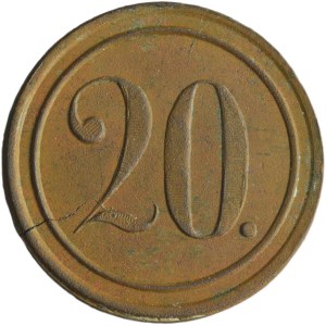 Cezary Poniatowski's estate token, face value 20