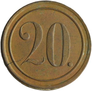 Cezary Poniatowski's estate token, face value 20