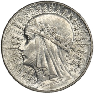 Głowa Kobiety, 5 złotych Warszawa 1933
