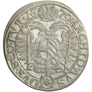 Austria, Leopold I, 3 Kreuzer Wien 1670