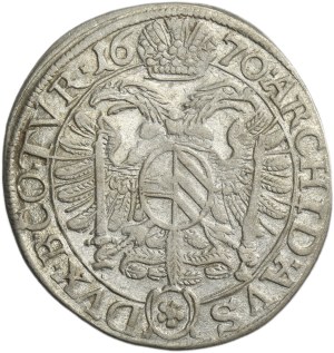 Austria, Leopold I, 3 Kreuzer Wien 1670