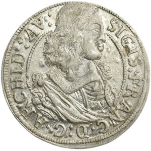 Austria, Sigismund Franz, 3 Kreuzer Hall 1663