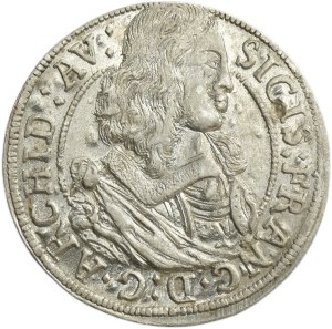 Austria, Sigismund Franz, 3 Kreuzer Hall 1663