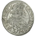 Silesia, Habsburg rule, Leopold I, 3 Kreuzer Glatz 1665 FBL - RARE