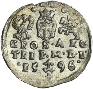 Sigismund III Vasa, 3 Groschen Vilinius 1596
