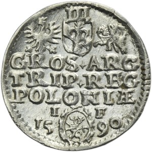 Sigismund III Vasa, 3 Groschen Olkusz 1590