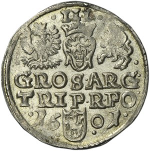 Sigismund III Vasa, 3 Groschen Posen 1601