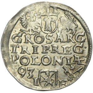 Sigismund III Vasa, 3 Groschen Posen 1593