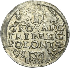 Sigismund III Vasa, 3 Groschen Posen 1593