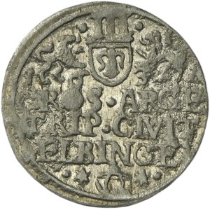 Elbing under Sweden, Gustav II Adolf, 3 Groschen Elbing 1632