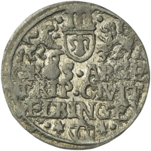 Elbing under Sweden, Gustav II Adolf, 3 Groschen Elbing 1632
