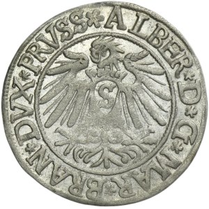 Duchy of Prussia, Albrecht Hohenzollern, Groschen Königsberg 1538 - PRVSS