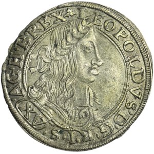 Austria, Leopold I, 15 Krajcarów Wiedeń 1663 CA