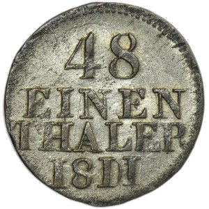 Germany, Kingdom of Saxony, Friedrich August I, 1/48 Thaler Dresden 1811 H