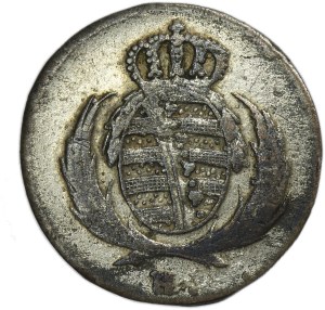 Allemagne, Royaume de Saxe, Frédéric Auguste Ier, 1/48e Thaler Dresden 1811 H