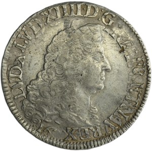 France, Louis XIV, Ecu Rouen 169? B