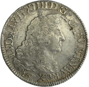 France, Louis XIV, Ecu Rouen 169? B