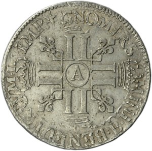 France, Louis XIV, Ecu Rouen 169? B
