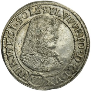Silesia, Duchy of Oels, Sylvius Friedrich, 6 Kreuzer Oels 1674 SP