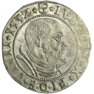 Duchy of Prussia, Albert Hohenzollern, Groschen Königsberg 1532 - PRVS