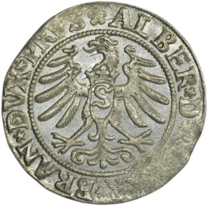 Duchy of Prussia, Albert Hohenzollern, Groschen Königsberg 1532 - PRVS