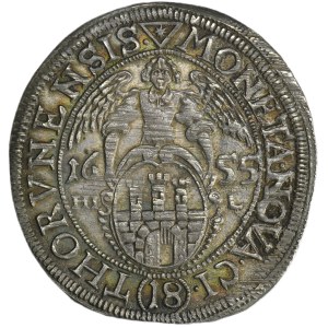 John II Casimir, 1/4 Thaler Thorn 1655 HIL