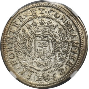 Germany, County of Montfort-Peggau, Anton II, 15 Kreuzer 1692 - RARE - NGC AU55