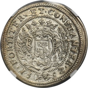 Germany, County of Montfort-Peggau, Anton II, 15 Kreuzer 1692 - RARE - NGC AU55