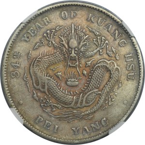 China, Chili Province, 1 Dollar 1908 - NGC XF DETAILS