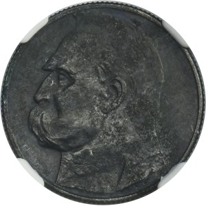 Piłsudski, 2 złote 1936 - RZADKIE - NGC AU DETAILS