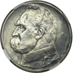 Piłsudski, 2 Zloty 1936 - RARE - NGC UNC DETAILS