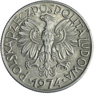 DESTRUKT, 5 złotych 1974 Rybak - TRAWKA