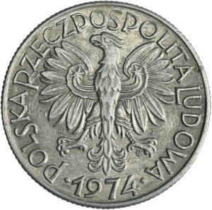 DESTRUKT, 5 złotych 1974 Rybak - TRAWKA