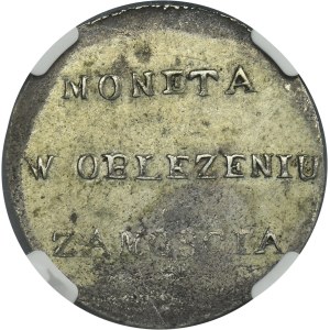 Siege of Zamosc, 2 zloty 1813 - NGC AU58