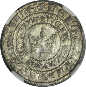 Bohemia, Wenceslaus II, Groschen Kuttenberg - NGC AU58