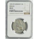 Silesia, Duchy of Neisse, Franz Ludwig von Pfalz-Neuburg, 15 Kreuzer Neisse 1694 LPH - NGC MS63