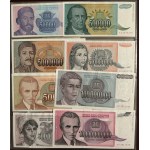 Set, mix of foreign banknotes in a binder (ca. 95 pcs.)