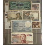 Set, mix of banknotes in binder (ca. 151 pcs.)