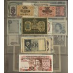 Set, mix of banknotes in binder (ca. 151 pcs.)