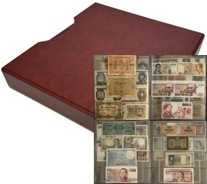Set, mix of banknotes in binder (ca. 151 pcs.)