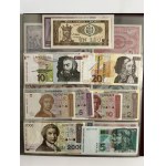 Set, mix of banknotes in binder (ca. 151 pcs.)