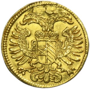 Silesia, Habsburg rule, Leopold I, 1/3 Ducat Oppeln 1690 - VERY RARE - GOLD