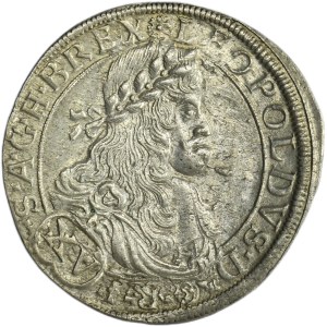 Austria, Leopold I, 15 Kreuzer Wien 1664 CA