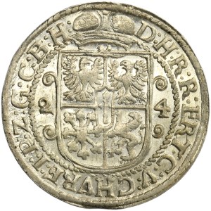 Duchy of Prussia, Georg Wilhelm, 1/4 Thaler Königsberg 1624